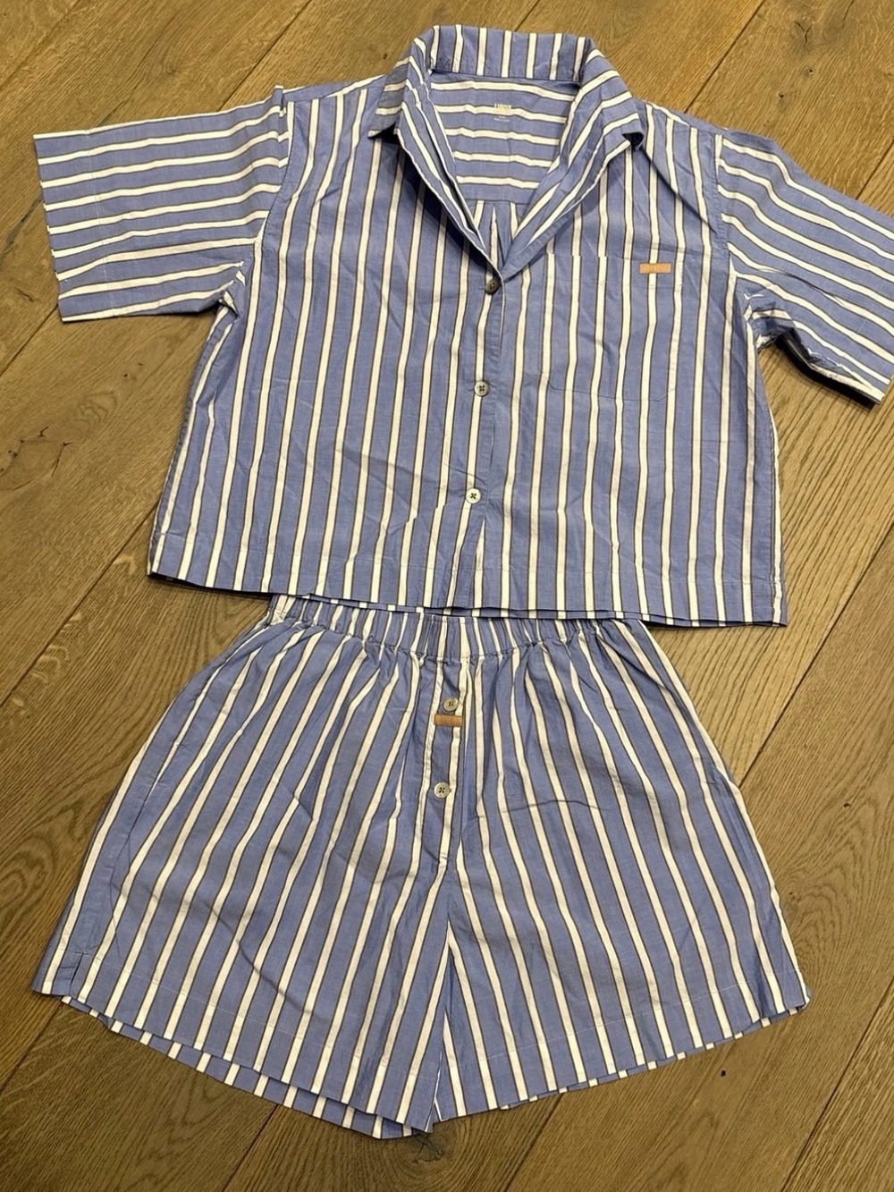 Lunya airy cotton pajama set S